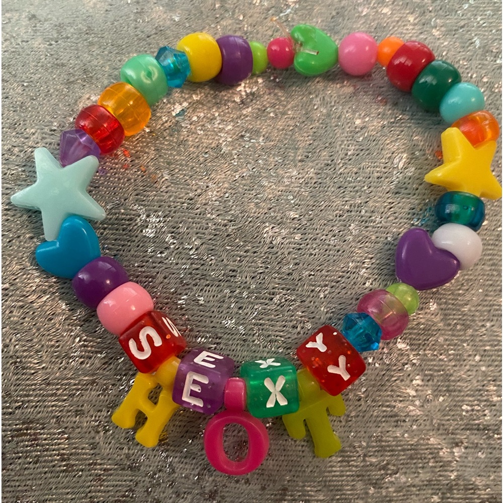 Kandi beaded bracelet kawaii